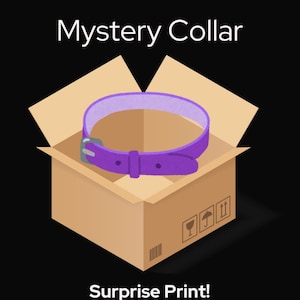 Mystery Print Petplay Collar