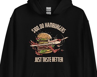 100.00 Hamburger Flying Hoodie