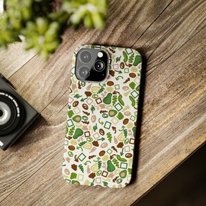 Avocado Lovers Doodle Art Phone Cases