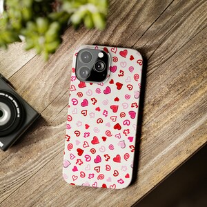 Valentine Lovers Heart Doodle Art Phone Cases