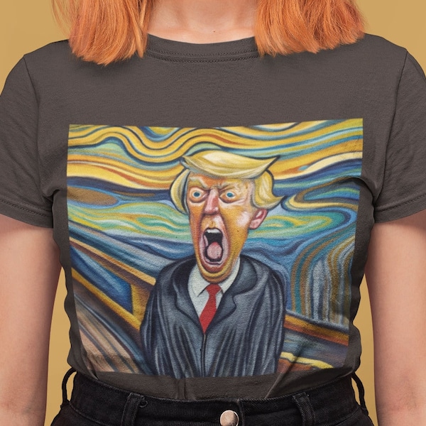 The Political Scream - Unique Donald Trump-inspired T-Shirt, Unisex Shirt, Present for Him, Present for Her, Trump T-shirt, Trump Gift