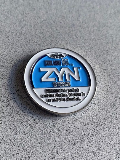 Zyn Challenge Coin NOT a Nicotine Product 