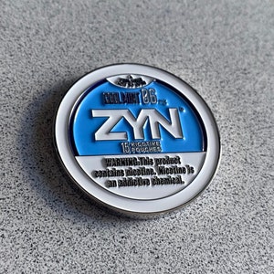 Metal Zyn Can, Custom Made Snus Container, Metal Snus Can, Gift