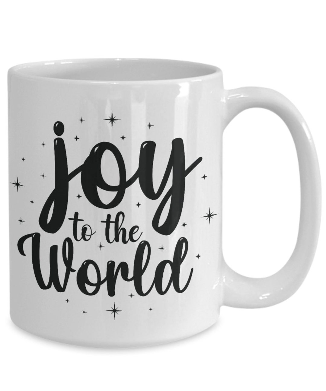 Joy to the World Christmas Coffee Cup Gift Ideas for Mom or Etsy