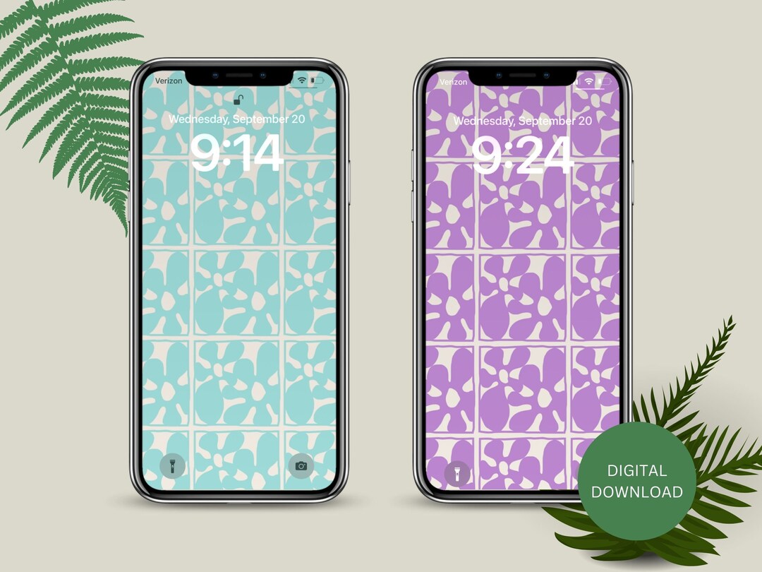 Minimalist Preppy iPhone Wallpapers / Aesthetic Girly Phone - Etsy