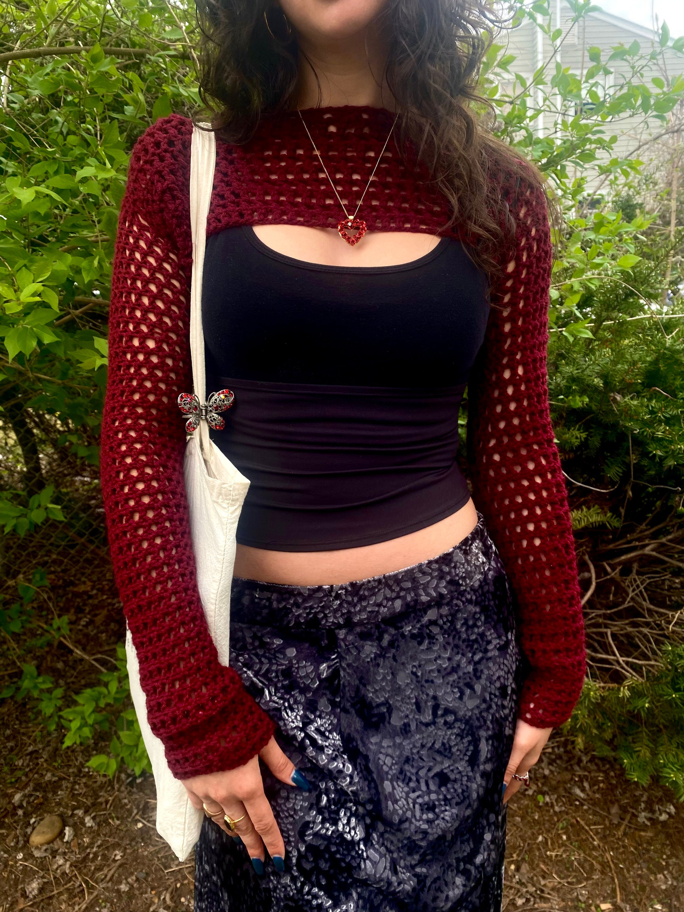 Crochet Bolero Shrug Crochet Shrug Long Sleeve Crochet Shrug