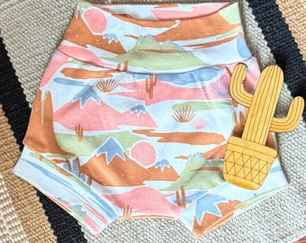 Baby Girl Desert Bummie Shorts