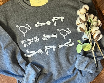 Adult Punchy Spurs Sweatshirt