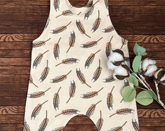 Gender Neutral Baby Farm Crop Romper