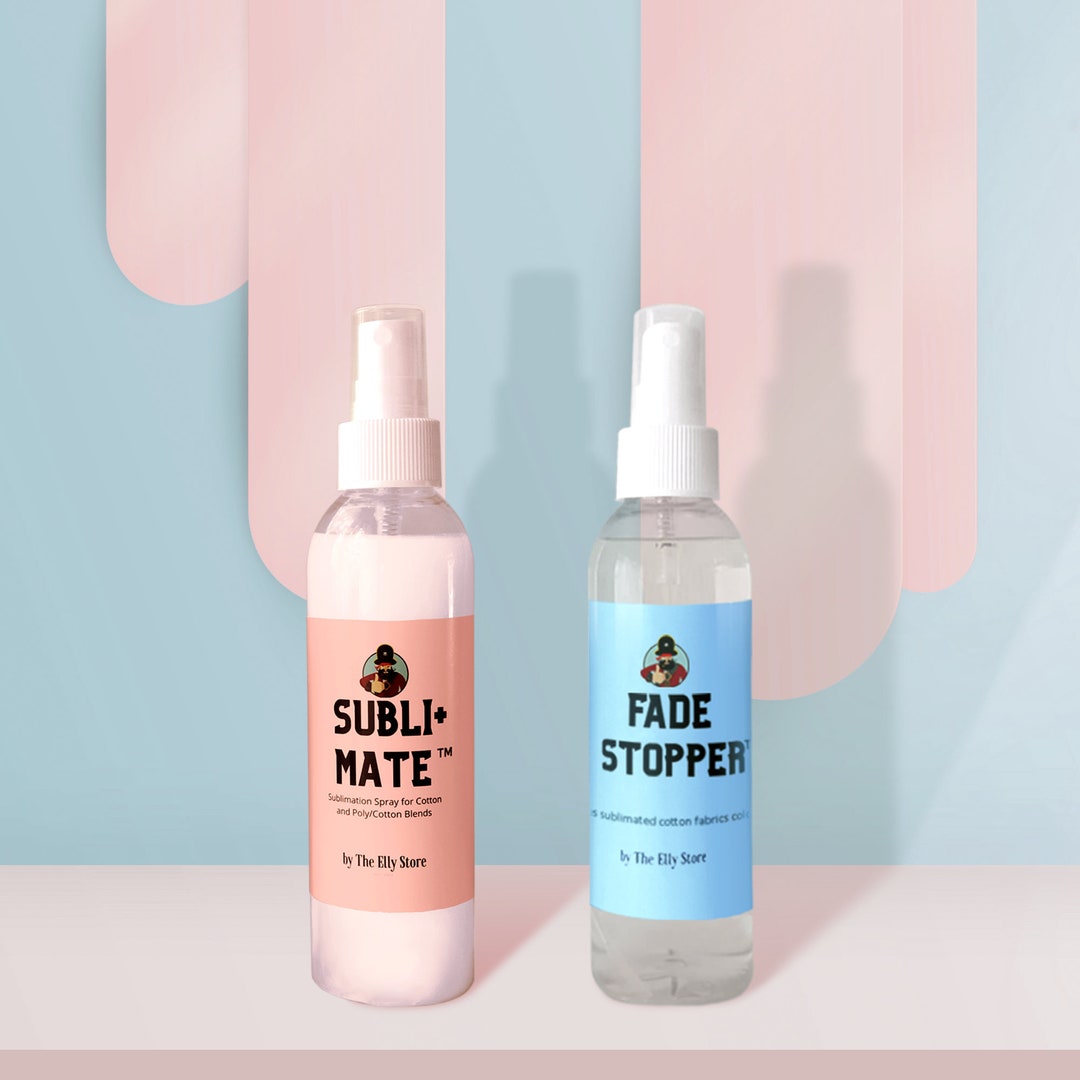 Sublimation Spray Fade Stopper 7oz Bundle Sublimate on Cotton and