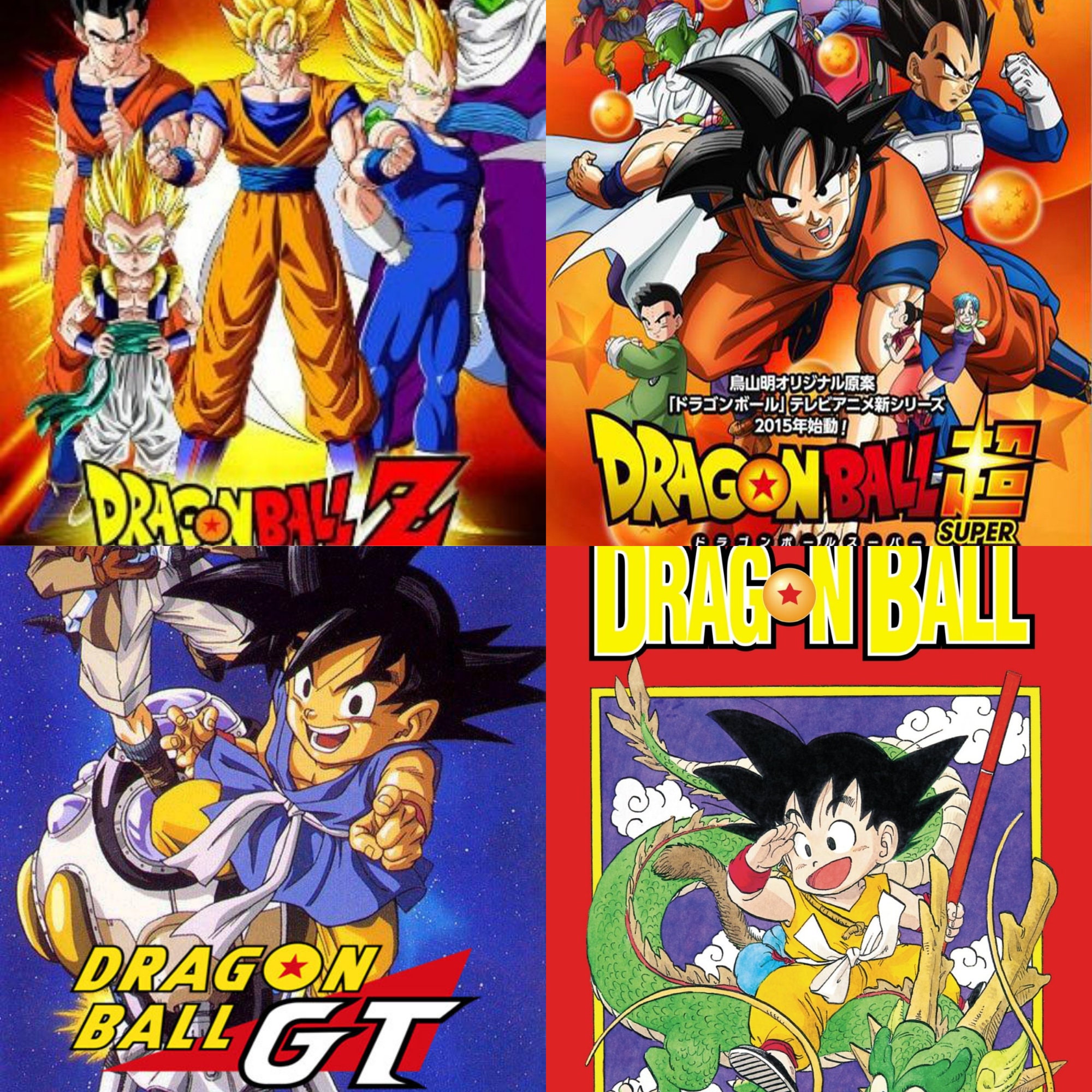 Dragonball Z (Ep 1- 291End) & Dragonball GT (Ep 1-64End) DVD with English  Dubbed