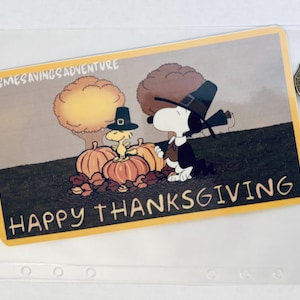 Thanksgiving Saving with Snoopy