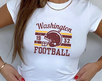 Washington Football Baby Tee, Washington Football, Womens Football Shirt, Washington Baby Tee, Football Baby Tee, Game Day Baby Tee