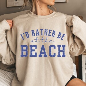 Beachy Sweatshirt - Vacation Sweatshirt, Florida Shirt, Ocean Sweatshirt, Summer Sweatshirt, Beach Lover, Salty Sweatshirt, Beach Sweater, Beach Cover Up, Beach Bachelorette, Beach Crewneck, Beach Bum, Sunset Sweatshirt, Surf Sweater, Sunshine