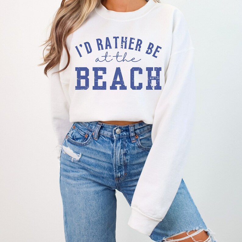Beachy Sweatshirt - Vacation Sweatshirt, Florida Shirt, Ocean Sweatshirt, Summer Sweatshirt, Beach Lover, Salty Sweatshirt, Beach Sweater, Beach Cover Up, Beach Bachelorette, Beach Crewneck, Beach Bum, Sunset Sweatshirt, Surf Sweater, Sunshine