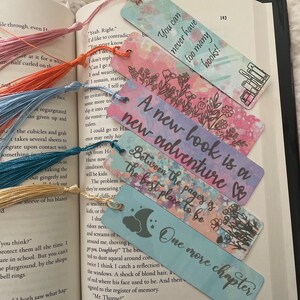 Metal Bookmarks, Perfect Gifts for Readers, Reading Gifts, Gift Ideas, Engraved Gifts, Sublimation