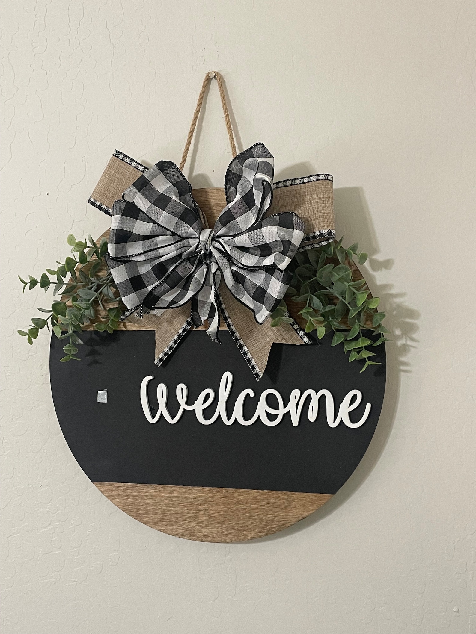 Interchangeable Holiday Welcome Door Hanger, Magnet Door Hanger Welcome ...