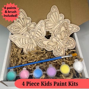Butterfly Craft Kits for Kids, Paint Kits, Kids Crafts, DIY crafts for kids, painting crafts for kids, DIY wood paint kit, DIY paint kits