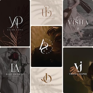 Obtenha um logotipo personalizado feito à mão | Design de logotipo de luxo | Logotipo moderno | Design de logotipo empresarial exclusivo, pacote de branding | Logotipo moderno minimalista