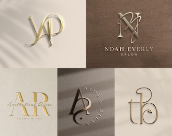 Custom Logo Design | Luxury Minimalist Initial Logo | Custom Monogram Logo | Personalized Logo Design, Artistic Logo for your business
