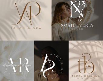 Diseño de logotipo personalizado / Logotipo inicial minimalista de lujo / Logotipo de monograma personalizado / Diseño de logotipo personalizado, logotipo artístico para su negocio