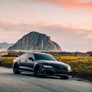 Black Audi RS7 Poster