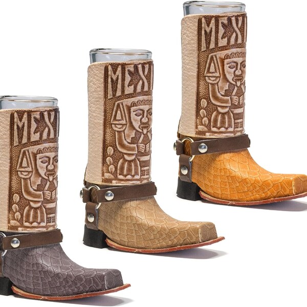 Cowboy Boot Shot Glass Etsy