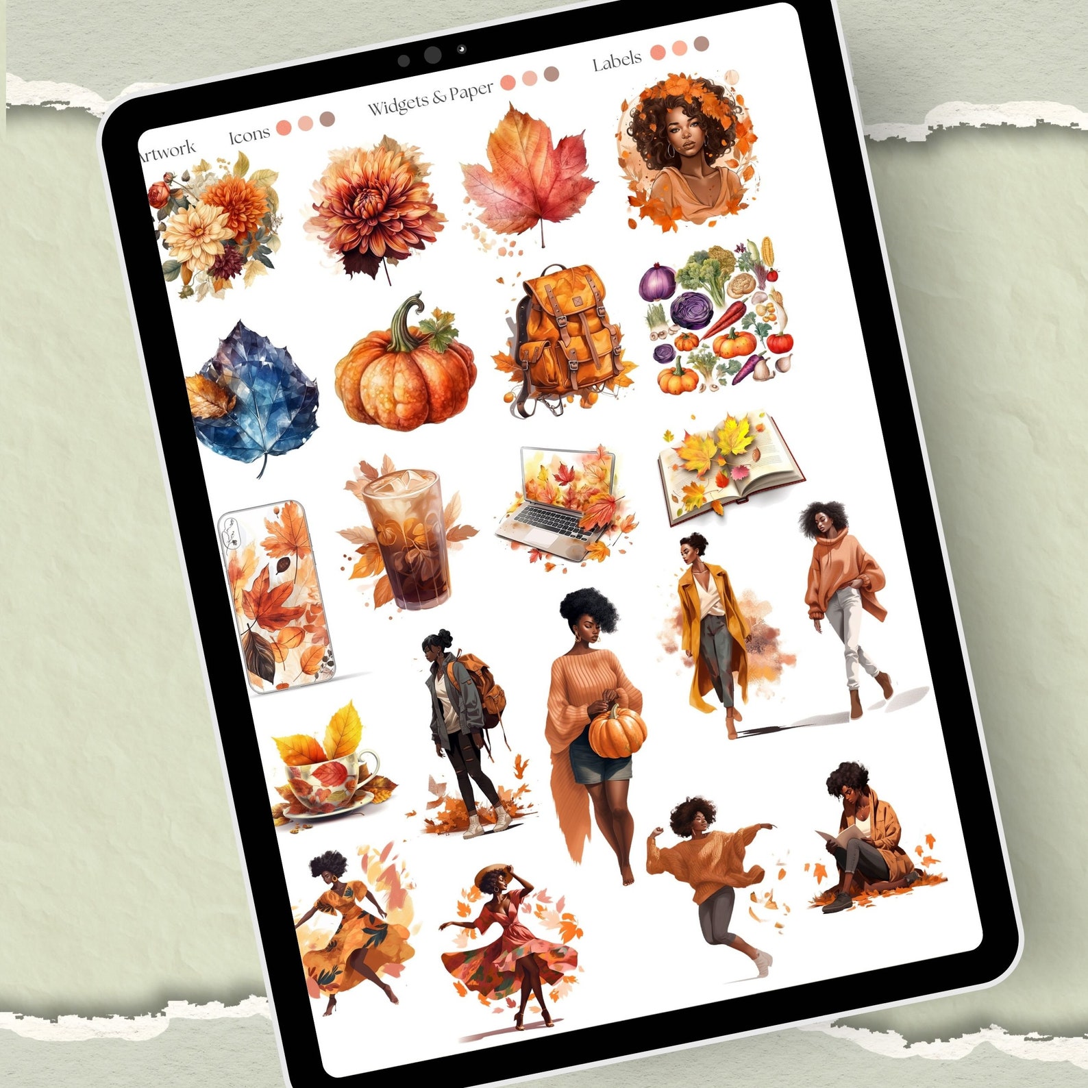 September Goodnotes Stickers September Digital Stickers for Goodnotes ...