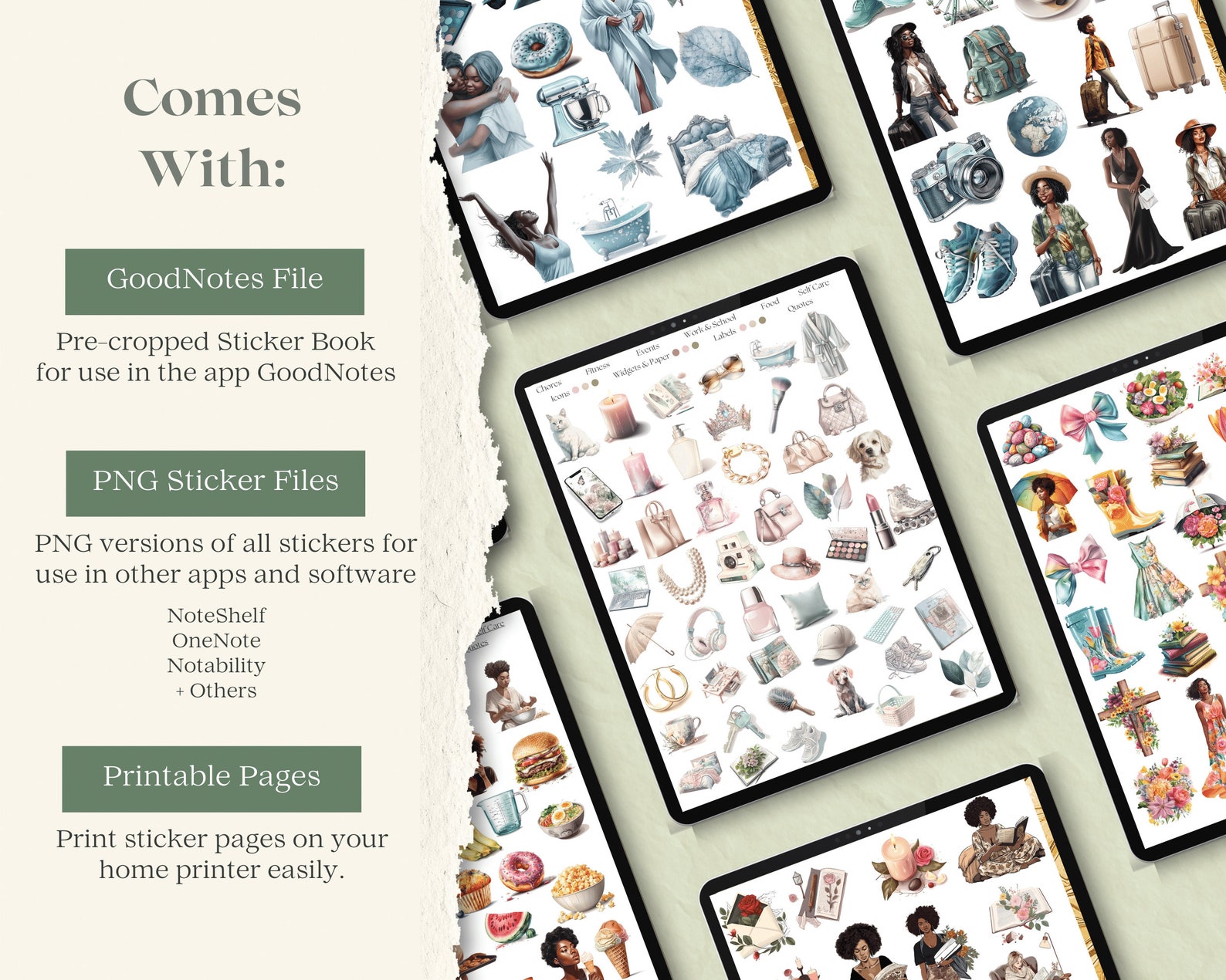 Whole Shop BUNDLE Digital Stickers Goodnotes Stickers Whole Shop Pass ...