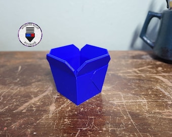 Mini Take-out Storage box/ 3D Printed / Storage / Office / MysticMesh3D