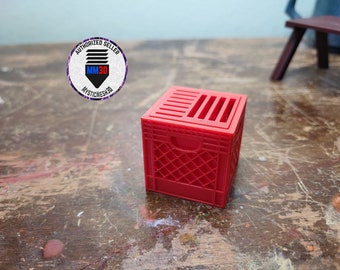 Mini Crate w/ SD, MSD insert/ 3D Printed / Storage / Office / MysticMesh3D