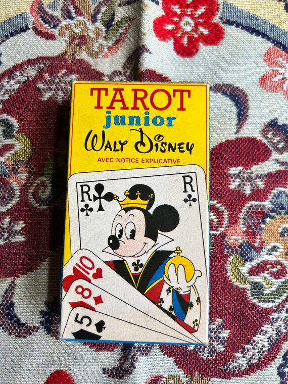 ULTRA RARE (1979) Disney “tarot Junior” by GRIMAUD Made in