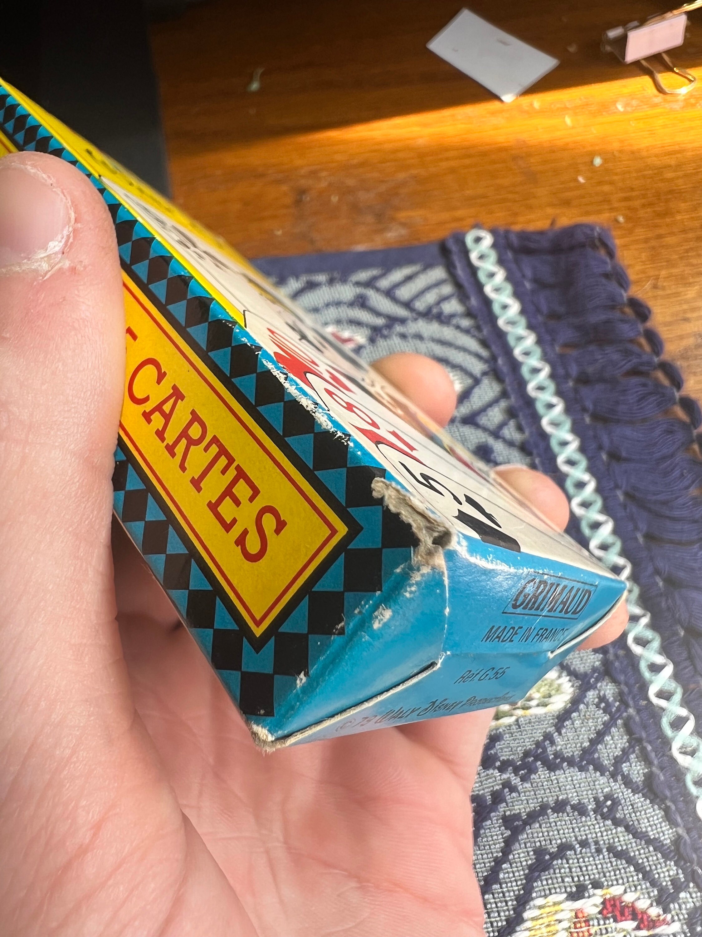 ULTRA RARE (1979) Disney “tarot Junior” by GRIMAUD Made in France