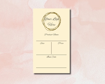 Shelf Pricing Tags Editable Canva Template, Retail Price Tags, Custom ...