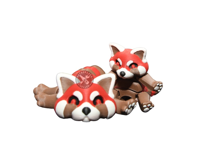 Articulated Red Panda 3d Print - Etsy