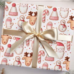 Weihnachtspapier: Weihnachtsbäckerei Geschenkpapier