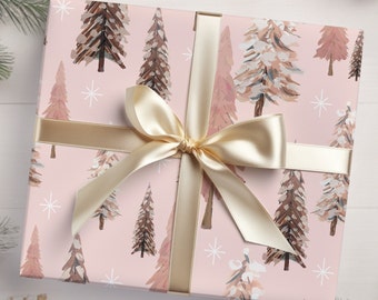 Classic Christmas Wrapping Paper Roll, Nostalgic Holiday Gift Wrap, Traditional Christmas Designs, Eco-Friendly, Recyclable, USA Made