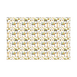 Construction Zone Wrapping Paper, Gift wrap image 3