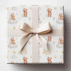 Carta da regalo Sweet Dreams Teddy, carta da regalo per baby shower, regalo per baby shower, bambino maschio, bambina, carta da regalo per compleanno bambino, baby shower
