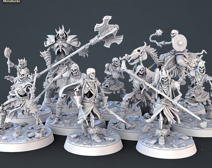 28mm RPG Skeleton Modular Set - Etsy
