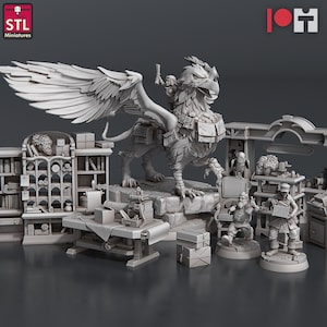 Post Office Set Miniature RPG