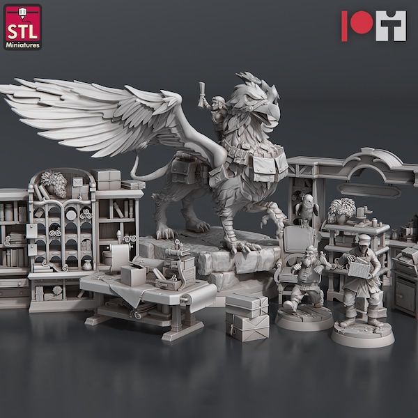 Post Office Set Miniature RPG