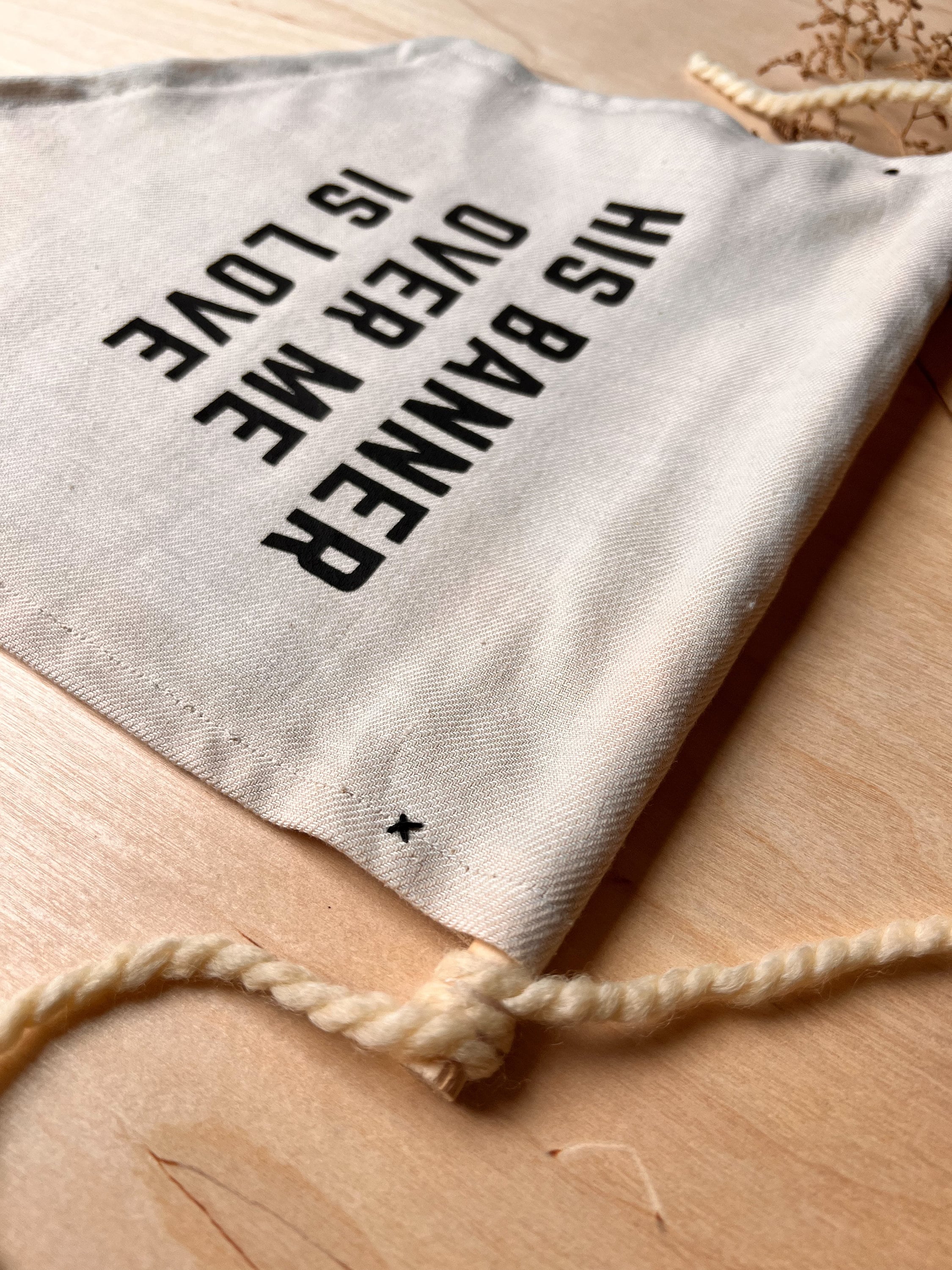 His Banner Over Me Is Love Tote Bag His Banner Over Me Is Love Tote Bag