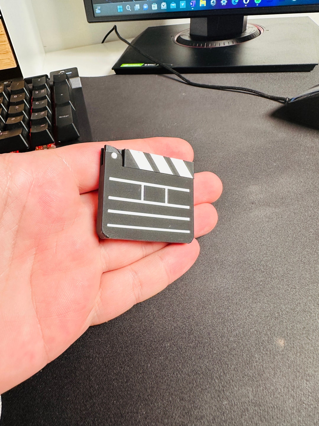 Handmade SD Card Holder Mini Clapperboard Movie Director Etsy