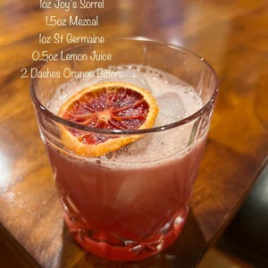 Joy's Island Spice Jamaican Sorrel Hibiscus Elixir /Award-Winning NonAlcoholic Botanical Aperitif/ Mocktail Mixer /Caribbean Hibiscus Ginger image 7
