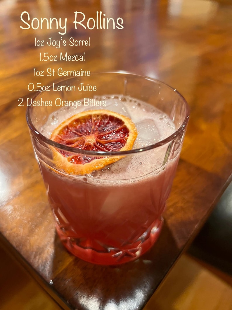 Joy's Island Spice Jamaican Sorrel Hibiscus Elixir /Award-Winning NonAlcoholic Botanical Aperitif/ Mocktail Mixer /Caribbean Hibiscus Ginger image 7