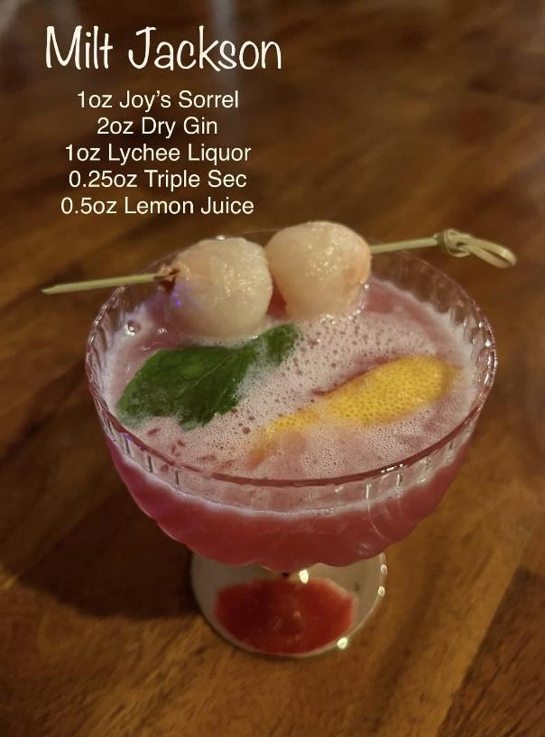 Joy's Island Spice Jamaican Sorrel Hibiscus Elixir /Award-Winning NonAlcoholic Botanical Aperitif/ Mocktail Mixer /Caribbean Hibiscus Ginger image 6