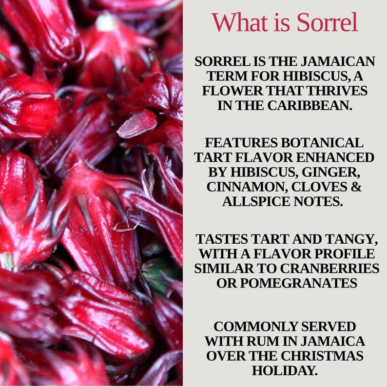 Joy's Island Spice Jamaican Sorrel Hibiscus Elixir /Award-Winning NonAlcoholic Botanical Aperitif/ Mocktail Mixer /Caribbean Hibiscus Ginger image 3