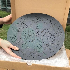 Regalo personalizado, cumpleaños, aniversario, primera cita, baby shower, día de la madre y del padre, mapa estelar, mapa del sistema solar, lámpara de día y de noche