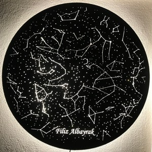 Carte des étoiles personnalisée par date,cadeau d'anniversaire,Nuit étoilée, Retenez cette date, Carte de la constellation par date,Étoiles de localisation,Cadeaux de mariage,Cadeaux de fiançailles